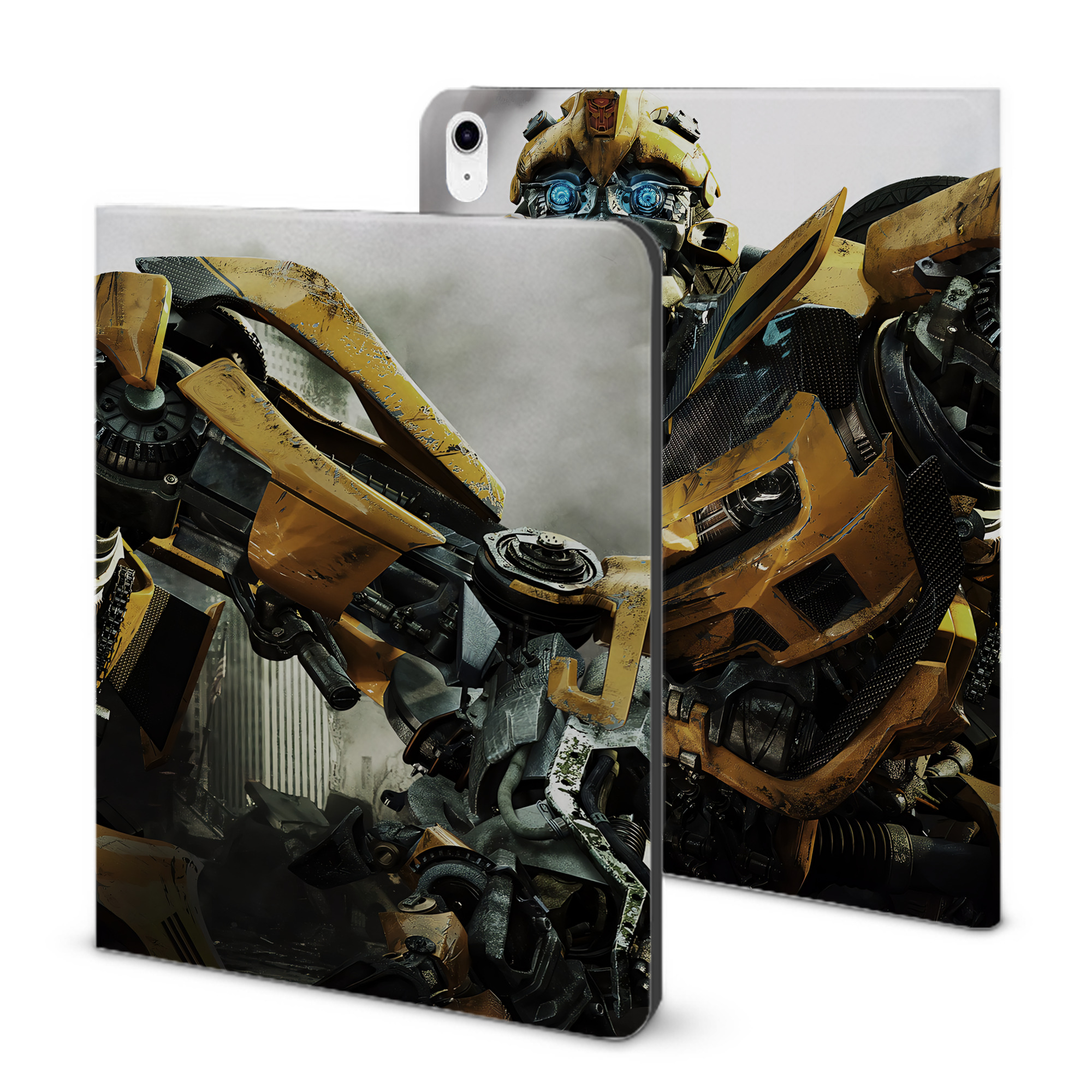 （画像用） Transformers トランスフォーマー IPad ケース ブック型 PUレザー TPU 耐衝撃 軽量 薄型 ペン収納なし 全面保護 IPad 各モデル対応